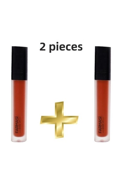 Farmasi عبوتان من أحمر الشفاه السائل غير اللامع - Goddess 204 4 مل