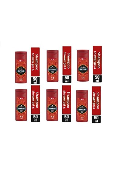 Old Spice Shower Gel Shampoo 50 Ml 6x Pieces