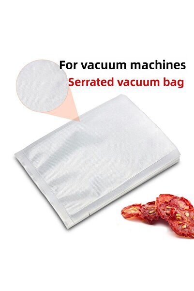 Vakur Single Surface Serrated Vacuum Bag for Vacuum Machines - Bag 30cmx40cm ...
