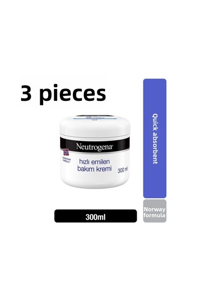 Neutrogena 3 Pieces Norwegian Formula Fast Absorbing Care Cream 300 ml