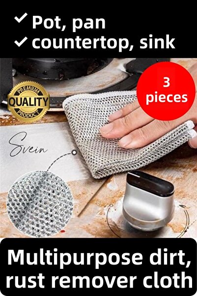 Svein Σφουγγάρι καθαρισμού κατσαρολών - Ανθεκτικό στις γρατσουνιές, για σκουρ...