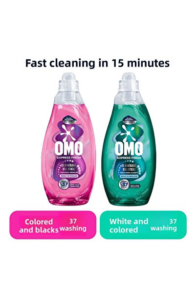 Omo Express Fresh Anti-Mirosuri Neplăcute Alb și Culori 1480ml X1 Colorat și ...