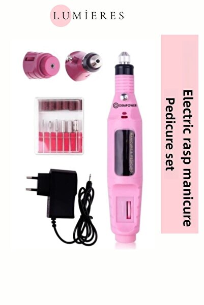 Lumieres مجموعة العناية بالقدم والأظافر الكهربائية ذات 6 رؤوس من سلسلة خاصة، ...