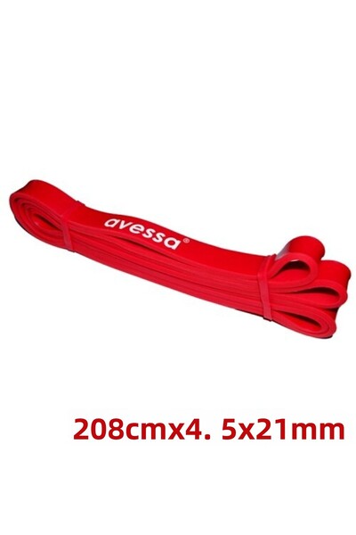 AVESSA Latex Power Band 21mm Medium Hard Red