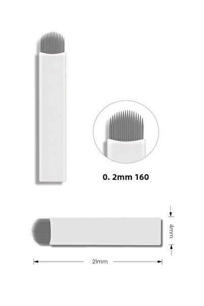 SYS إبرة ميكروبلادينج 16 دبوس U 5 قطع مكياج دائم