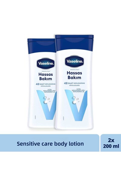 Vaseline لوشن للجسم للبشرة الجافة جدًا والحساسة 200 مل