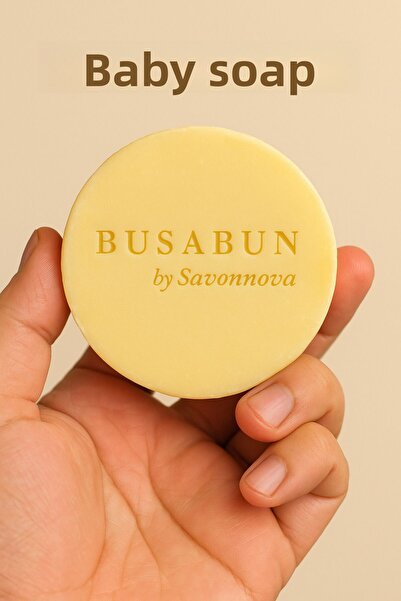 BUSABUN صابون الأطفال الطبيعي والخالي من المواد المضافة 100 جرام