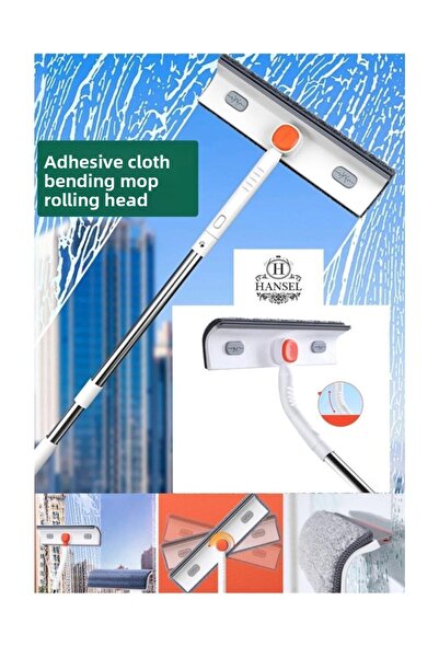 Hansel Ștergător de geamuri cu cap rotativ și braț flexibil