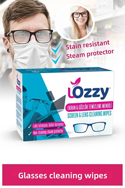 Salkım Global Screen and Glasses Cleaning Wipes Stain Resistant Steam Protector 30 Pieces