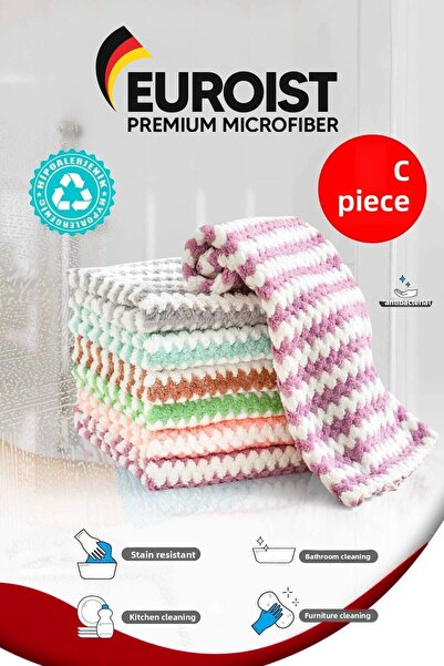 euroist Textură moale din microfibră, cârpă de bucătărie super absorbantă, câ...