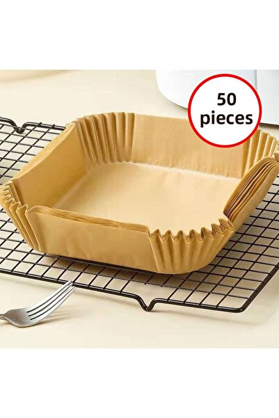 LİRAZON 50 قطعة من ورق الخبز للمقلاة الهوائية Xiaomi Philips ورق تيفال كومتيل...