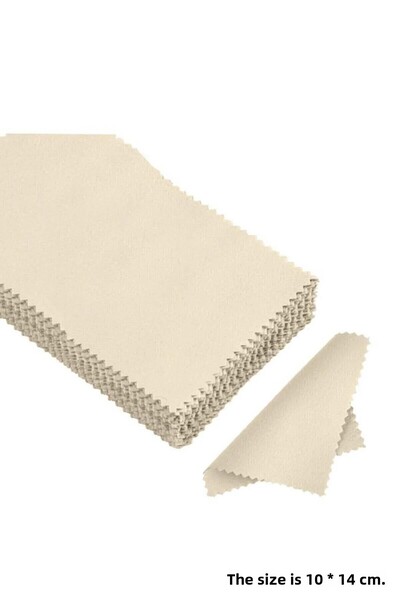 Beyisa Care Kit Series 10 Pieces Jewelry Gold Silver Jewelry Wiping Cleaning Polishing Wipes Cloth