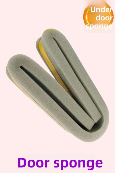 Badem10 Burete fitil de 90 cm - Bandă izolatoare adezivă sub prag, groasă, izolatoare la căldură rece