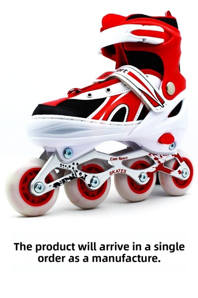 İMVULA Skates Adjustable Light-Up Wheel Practice Model Single Row and Double Row