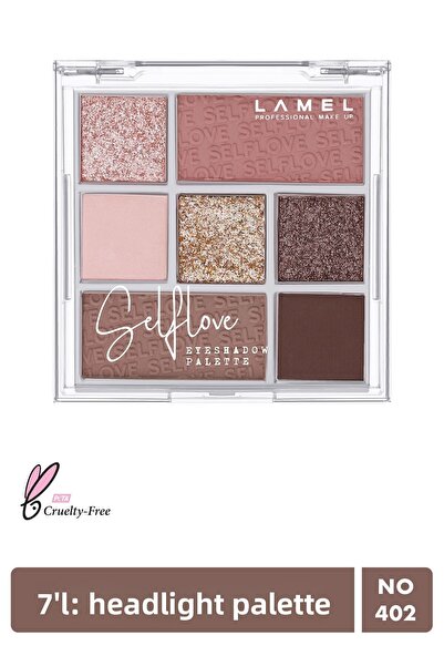 Lamel Cosmetics Lamel Selflove Eyeshadow - لوحة ظلال عيون غير لامعة ولامعة ول...