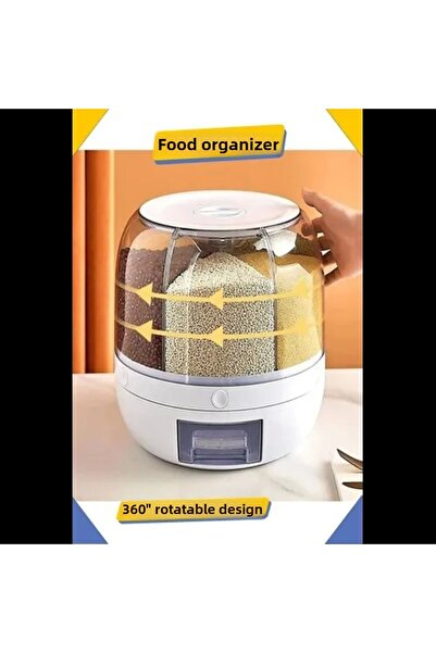 İN3DEX Rotatable Dry Food and Pulses Organizer