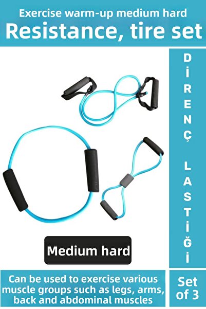 Wintoup Премиум серия фитнес аеробика пилатес комплект за упражнения СРЕДНО Т...