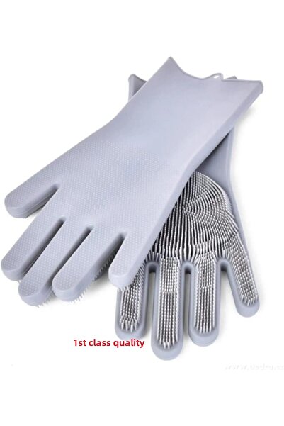 faseb قفازات غسيل الصحون السيليكون السحرية، قفازات تنظيف متعددة الأغراض مسننة...