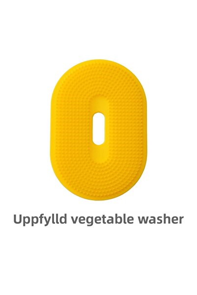 IKEA فرشاة غسالة الخضار أوبفيلد، أصفر، 12x8 سم