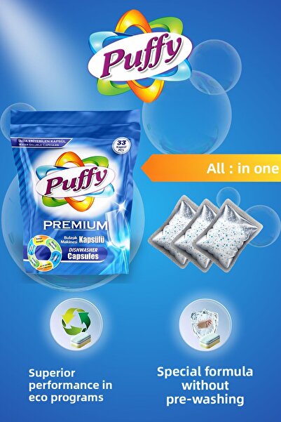 Puffy Premium Dishwasher Capsule 66 Washes