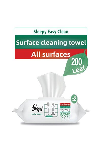 Sleepy منشفة تنظيف الأسطح 2×100 (200 ورقة)