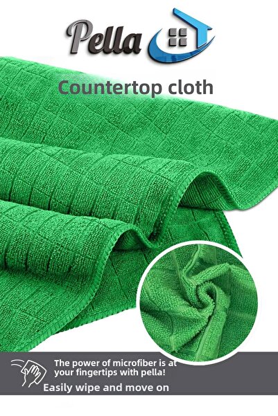 pella 9 Pack Countertop Cloth Imported 40X40Cm High Water Absorbent Kitchen Cleaning Cloth