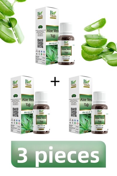 Bio Vitals زيت الصبار - 20 مل، 3 قطع