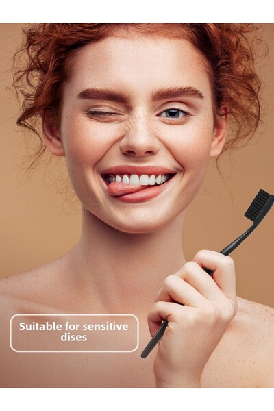 Splat Ultra Clean Charcoal Micro Particulate Coated Hard Toothbrush