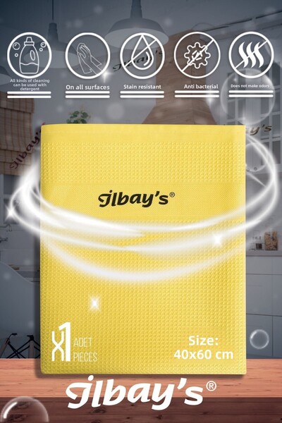 İLBAY'S Printed Single (1 PC) Yellow Color
