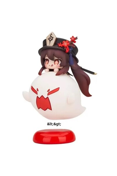Choice Hu Tao 10cm Genshin Impact Figures Hu Tao Cute Cartoon Grils Figurine Q Edition Model Pvc Statue Dol