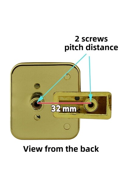 Badem10 Bugatti Pendulum Furniture Kitchen Drawer Console Cabinet Cabinet Handle Handle Gold Plastic Handle