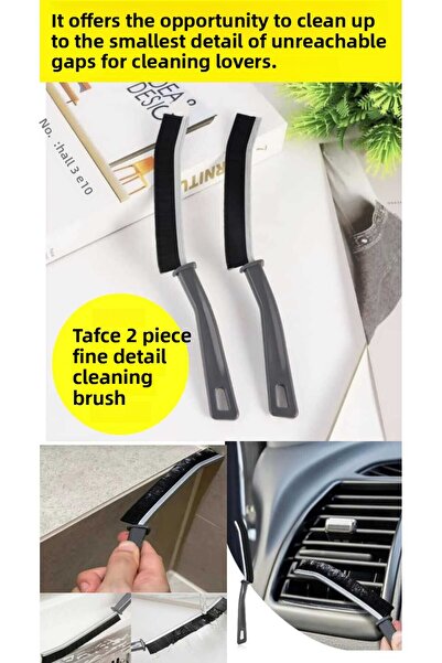 tafce قطعتان من فرشاة تنظيف الحمام المفصلة متعددة الأغراض