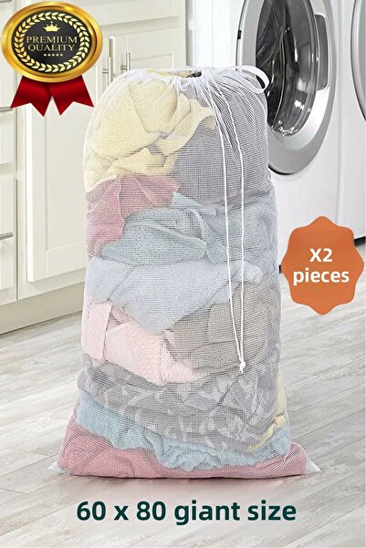 MorPort 60x80 Battal Size Luxury Τούλι Κουρτίνα και Δίχτυ πλυντηρίου - 2 Τεμάχια