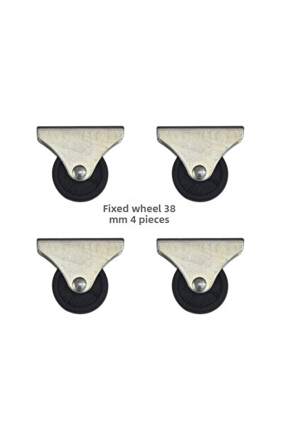 Adilon عجلة ثابتة مقاس 38 لكرسي مكتب وخزانة الملابس (4 قطع)