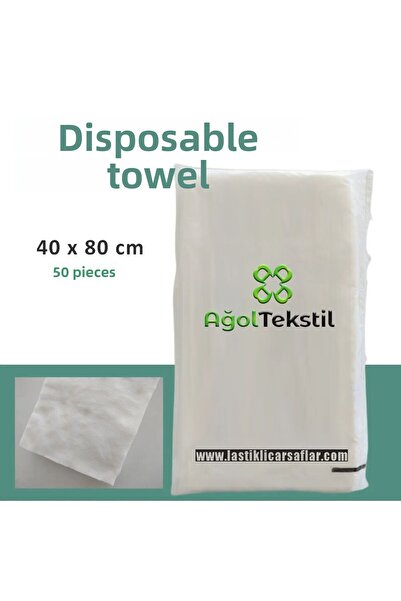 ağol tekstil مناشف للاستخدام مرة واحدة – 50 قطعة (40×80 سم) |   حل عملي للحلا...