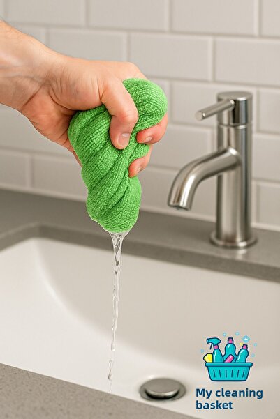 temizliksepeti Microfiber Cleaning Cloth - 5 Pieces - 40X40 cm |   High Absorbency – Colorful Multi-Purpose Cloth