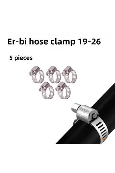 JuneThree A Tip 19-26 mm Clemă reglabilă pentru furtun 5 bucăți