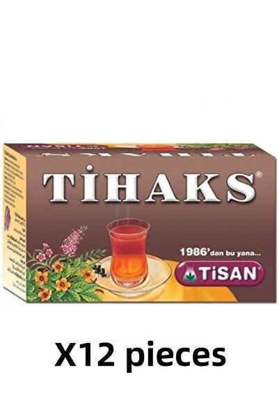 Tisan Tihaks Mixed Herbal Tea 20 Filtered Bags 12 Pieces