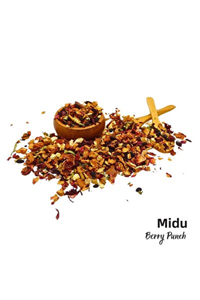MİDU COFFEE & TEA شاي بنكهة التوت 250 غرام