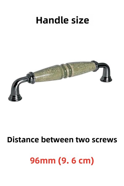 Porcellana Perla 9.6 Cm- Porcelain Cabinet Drawer Kitchen Bathroom Children Furniture Handle Handle Kulb Handle Inci96Mm-Stk3365