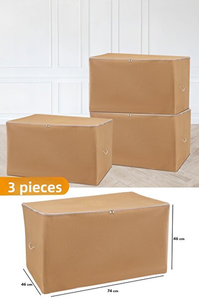 Serstil 3 Τεμάχια - Μεγάλη Μαύρη τσάντα - 74 x 46 x 46 cm