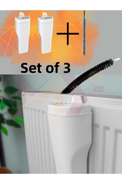 Myend Σετ 3 Θερμαντήρες Κυψελοειδής Ποτό και Βούρτσα Καθαρισμού - Deco