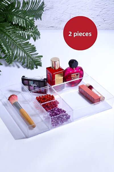 Porselen Diyarı منظم أدراج مكون من 12 قطعة لمكياج المجوهرات والهوايات