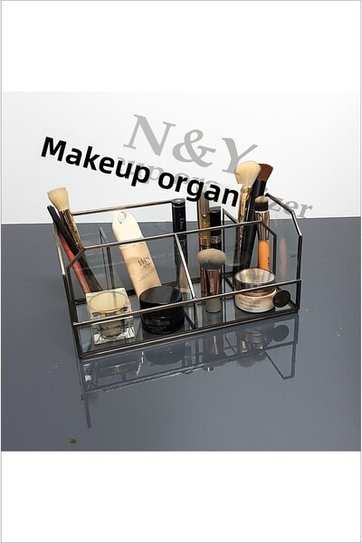 N&Y makeup organizer منظم مكياج برونزي عتيق (28 سم)