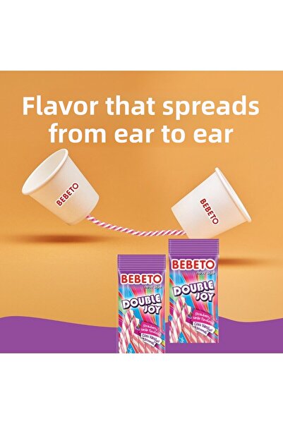 BEBETO دبل جوي - عبوة من قطعتين، 75 غرام