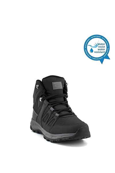 M.P. Mp 2608 Μαύρο Γκρι Ανδρικά Αδιάβροχα Αντιολισθητικά Αθλητικά Παπούτσια Χειμερινά Μποτάκια Χιονιού