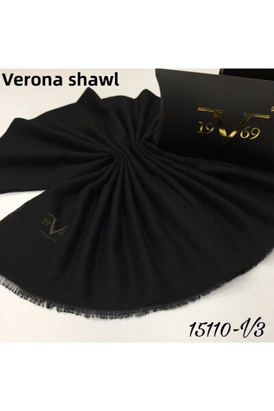 19V69 ITALIA Plain Woven Verona Series with Shawl Hanger and Gift Set 80x190 Cm