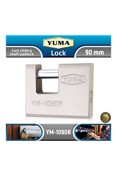 Yuma قفل عمود منزلق مصبوب 90 مم YM-1090R