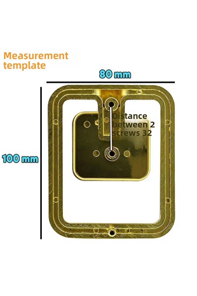 Badem10 Bugatti Pendulum Furniture Kitchen Drawer Sideboard Cabinet Cabinet Kulbur Gold Plastic