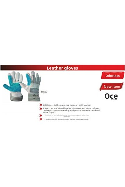 Bay-El Bay-Tec Welder Blacksmith Leather Gloves Odorless